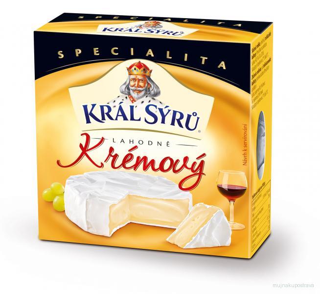 Král sýrů Krémový 120g