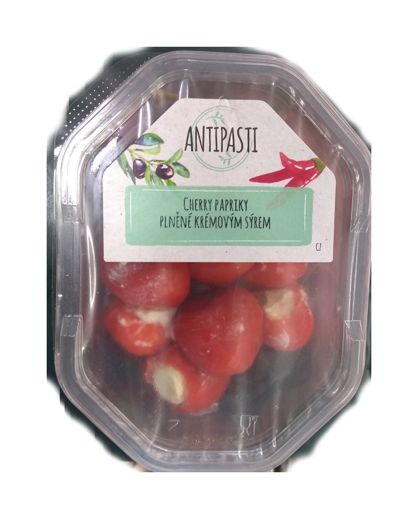 Cherry papriky plněné krémovým sýrem 150g