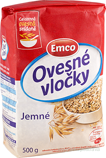 Ovesné vločky jemné Emco 0,5 kg