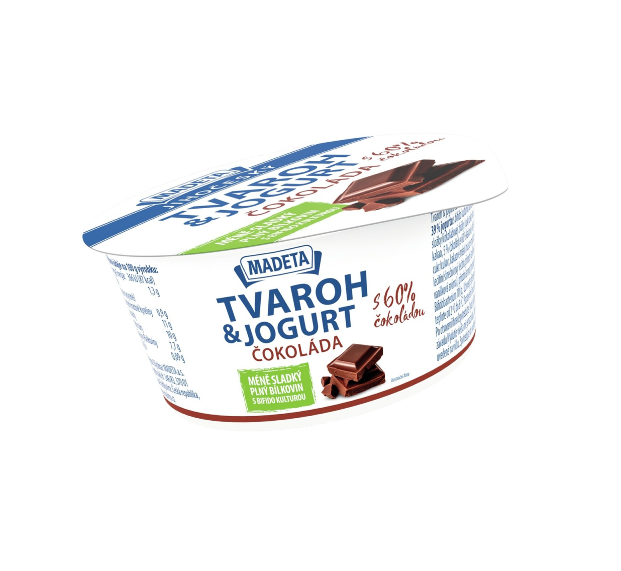 Tvaroh s jogurtem čokoláda Madeta 135g