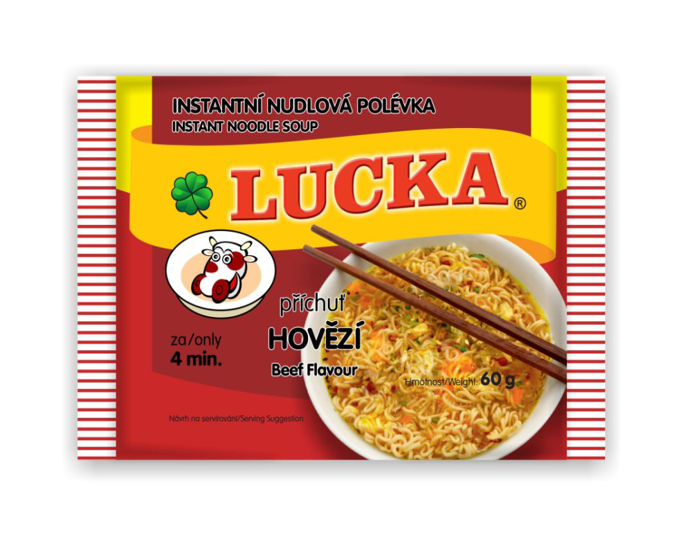 Instantní nudlová polévka Bibis nudlová hovězí 60g