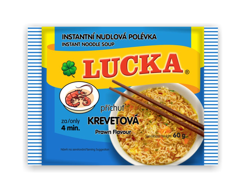 Instantní nudlová polévka Bibis nudlová krevetová 60g