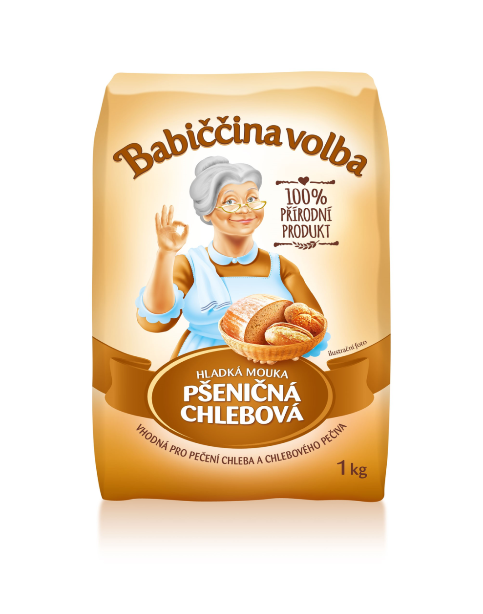 Pšeničná mouka hladká chlebová Babiččina volba 10 x 1kg