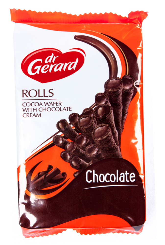 Trubičky čokoládové Dr.Gerard Rolls 144g
