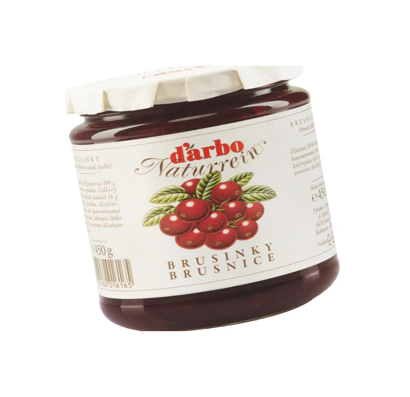 Džem divoké brusinky d'arbo 450g