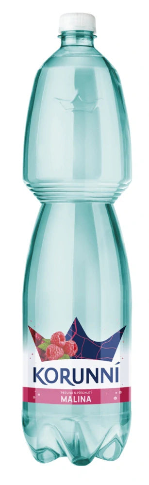 Korunní jemně perlivá malina 6 x 1,5l