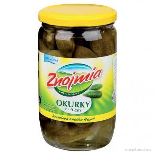 Okurky Znojmia sterilované 5-7 cm 520 g