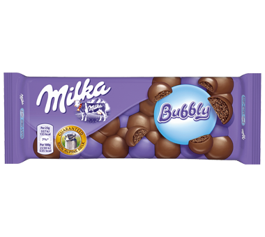 Milka Bubbly Alpine Milk 90g