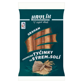 Tyčinky Graham se sýrem a solí Havlík 6 x 90g