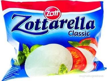 Zott Zottarella Classic mozzarella měkký sýr  45% - 125 g