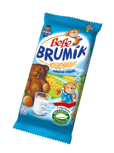 Brumík s mléčnou náplní 30g