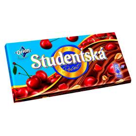Studentská pečeť mléčná čokoláda  s višněmi 170g