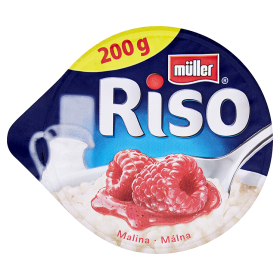 Müller Riso Mléčná rýže malinová 200g