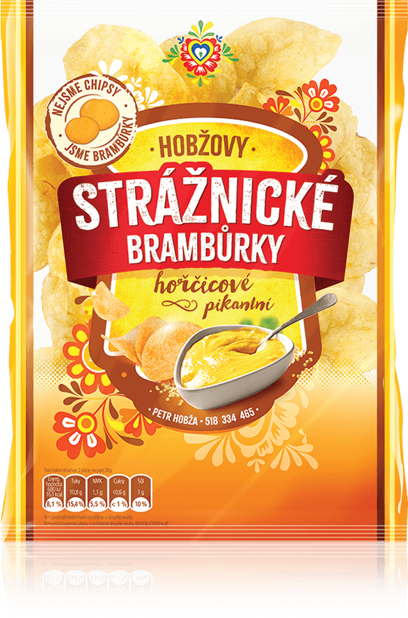 Strážnické Brambůrky Hořčicové 60g