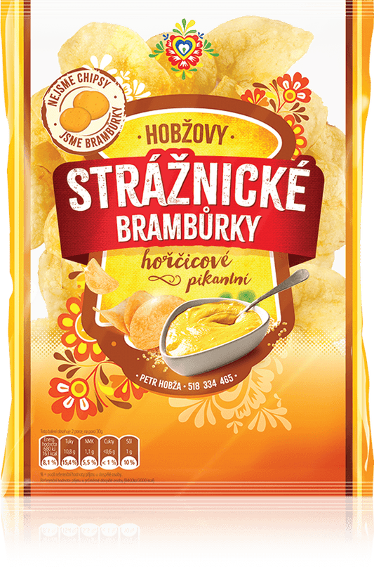 Strážnické Brambůrky Hořčicové 60g