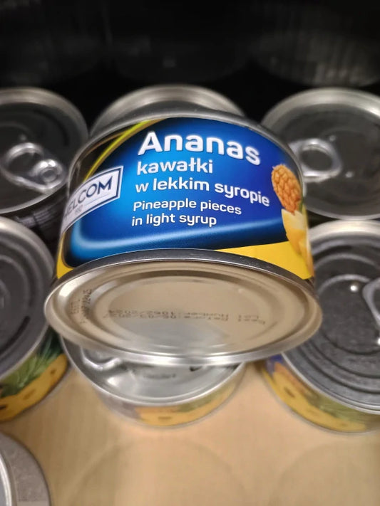 Ananas plátky v mírně sladkém nálevu 227