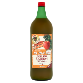 Jablečný mošt s mrkví Rubín 80% 1L