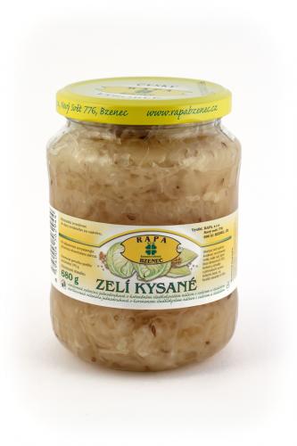 Zelí kysané bez cukru bílé Rapa 680g