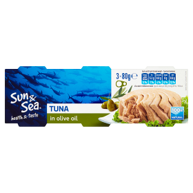 Sun & Sea Tuňák ve vlastní šťávě 3 x 80g