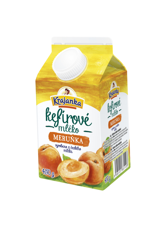Kefírové mléko meruňkové 450g