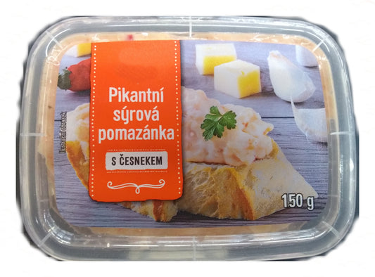 Pikantní sýrová pomazánka s česnekem 135g