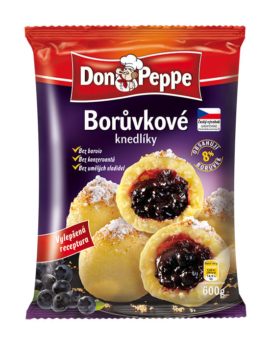Borůvkové knedlíky Don Peppe 600g