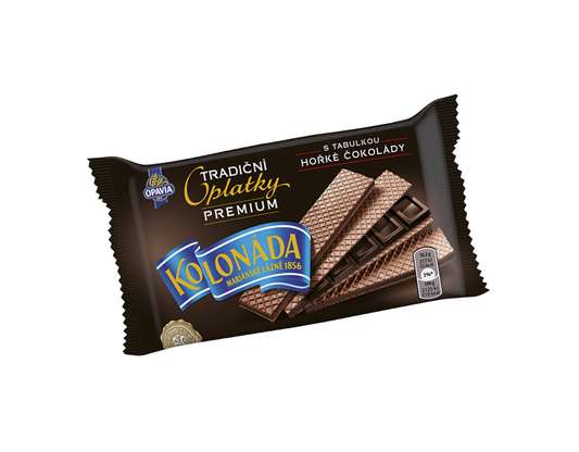 Kolonáda lázeňské oplatky plátky hořká čokoláda 90g