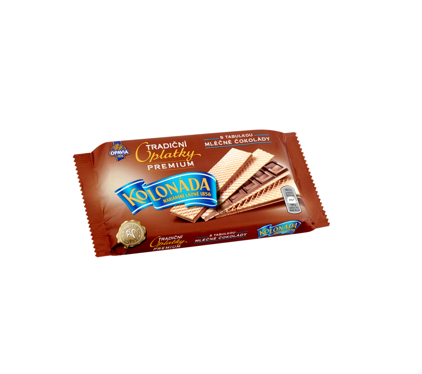 Kolonáda lázeňské oplatky mléčná čokoláda plátky 90g