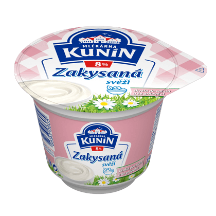 Zakysaná svěží 8% - 190g