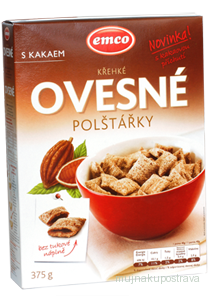 Ovesné polštářky s kakaem 375g