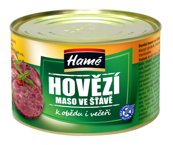 Hovězí ve vlastní šťávě hamé 400g