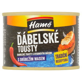 Ďábelské tousty s drůbežím masem 180 g