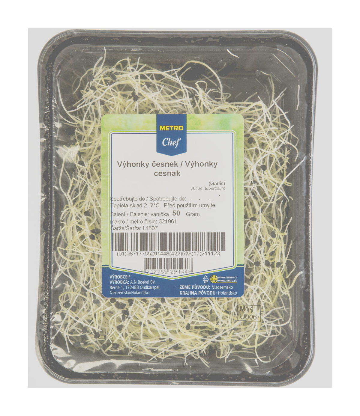 Výhonky česnek metro 50g