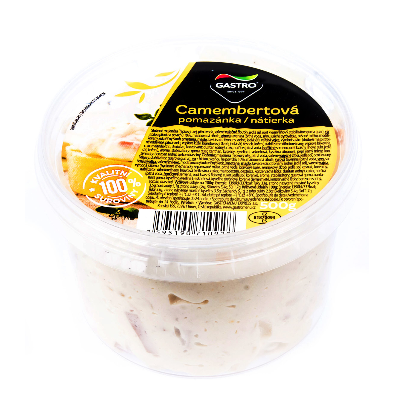 Pomazánka camembertová 500g