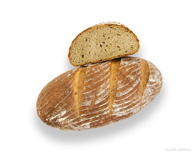 Chléb pšenično žitný  "1/2" 0,45 Kg