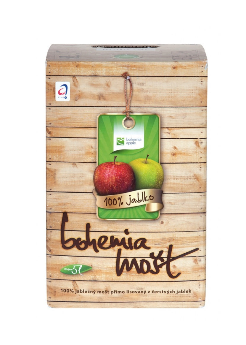 Jablečný mošt Bohemia 100% 5L