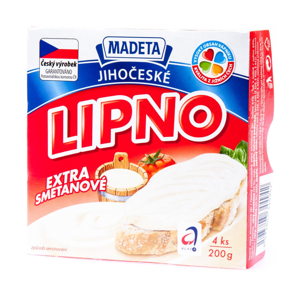 Lipno extra smetanový sýr tavený 200g