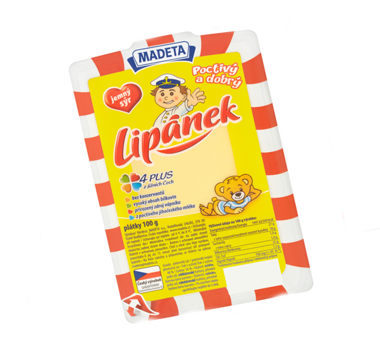 Lipánek Gouda sýr 48% sýr 100g
