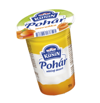 Pohár meruňkový Kunín 150g