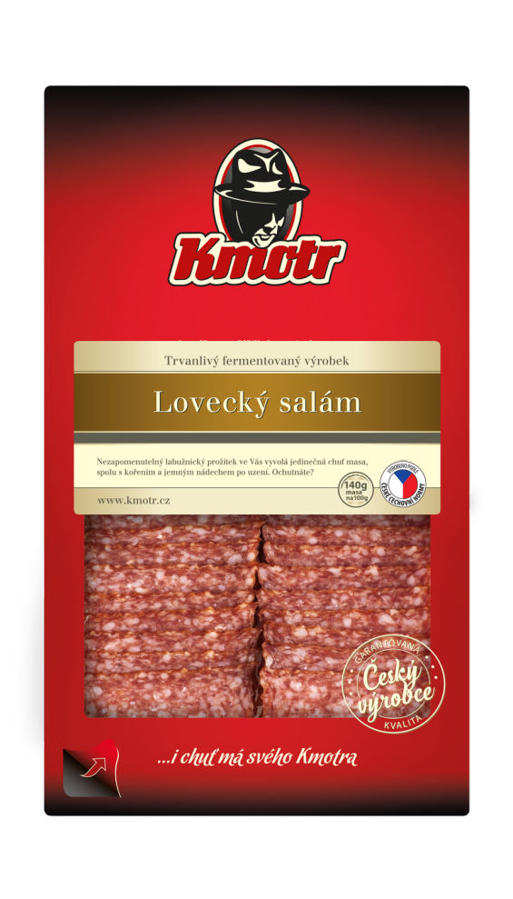 Lovecký salám Kmotr 75g