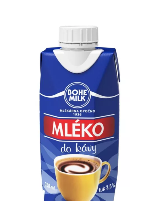 Mléko plnotučné do kávy Bohe Milk 0,5 l