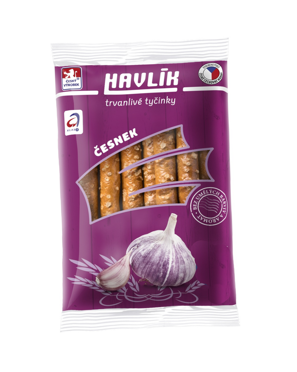 Tyčinky česnekové Havlík 6 x 90g