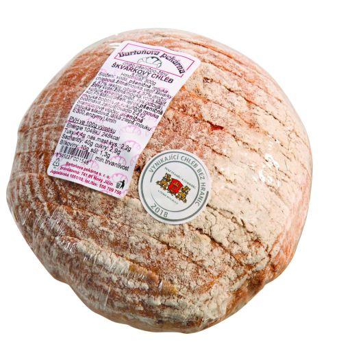 Škvarkový chléb s cibulí krájený 500g