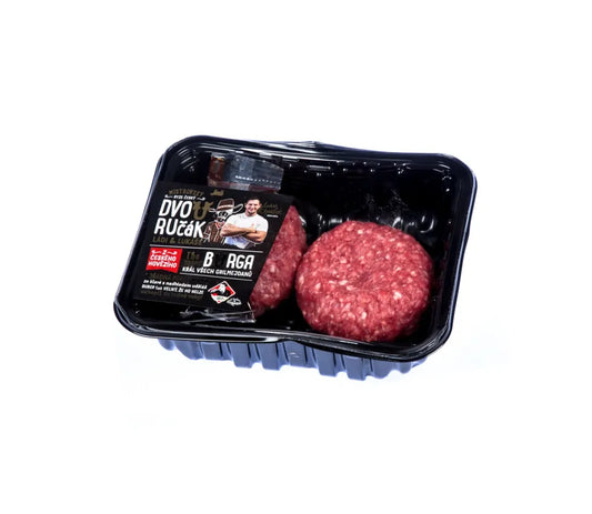 Hovězí Burger Dvouručák ochran. atmosféra 165 g 2x