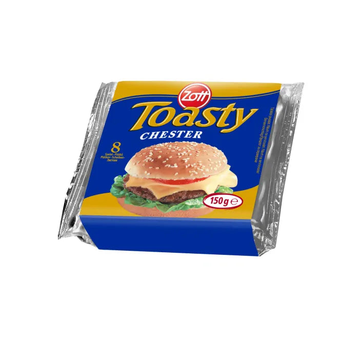 Toasty Chester tavený plátkový sýr 150g