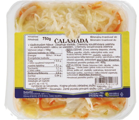 Čalamáda pikantní vanička 750g