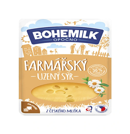 Farmářský sýr uzený 30% Bohemilk 100g