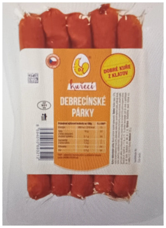 Debrecínské párky Klatovy Kuřecí 200g