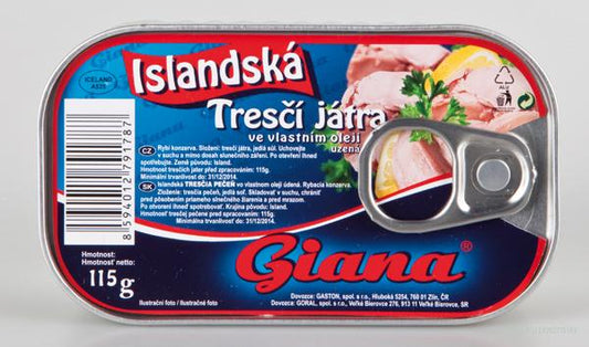 Tresčí játra v oleji - 115g