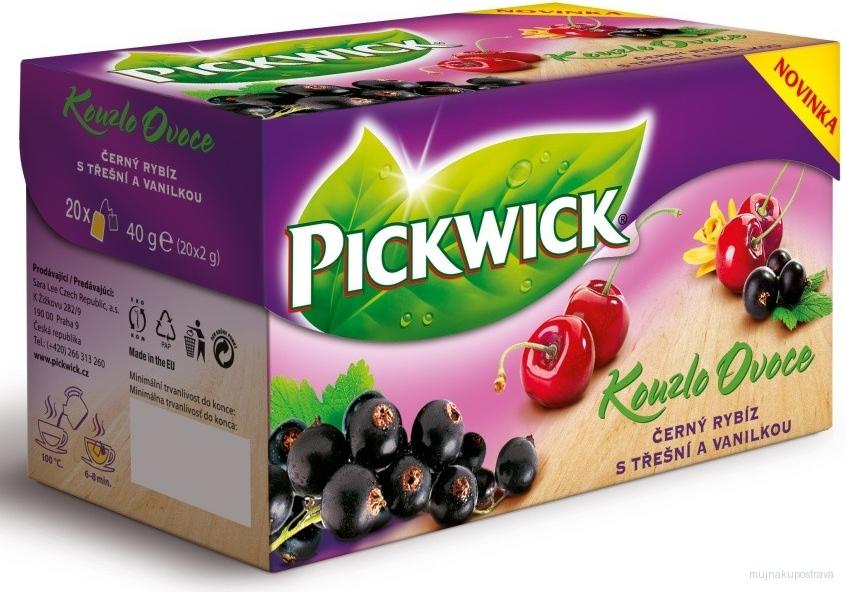 Pickwick Čaj malina s třešní  - 20 x 2g